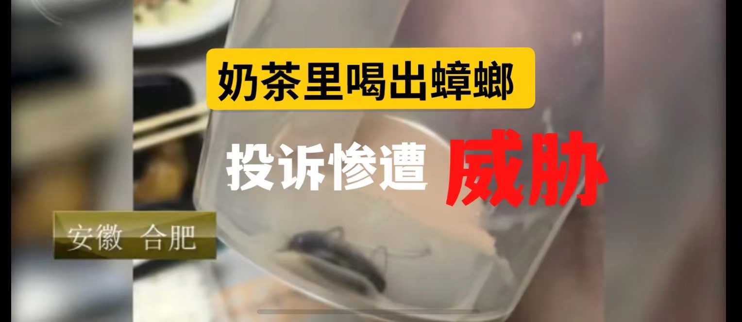 Fake COCO milk tea makes cockroaches! The shopkeeper maliciously threatened 