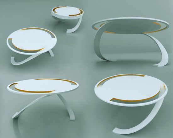 咖啡馆：极具设计感的咖啡桌