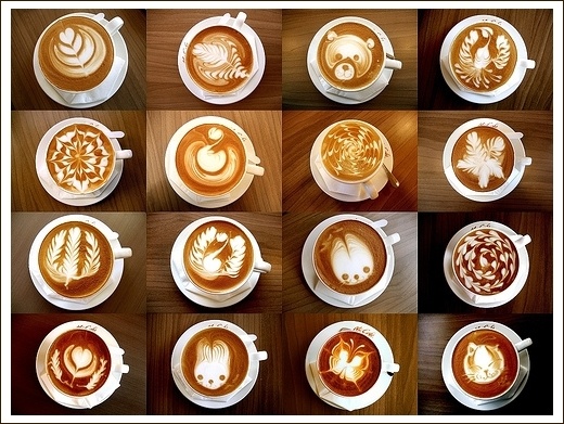 咖啡拉花中的流体力学