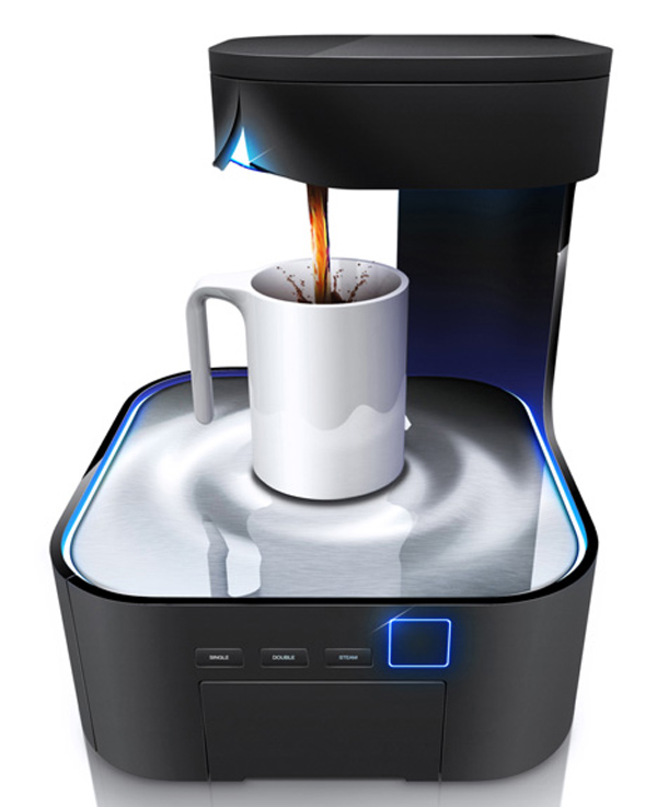 “咖啡瀑布”咖啡机设计