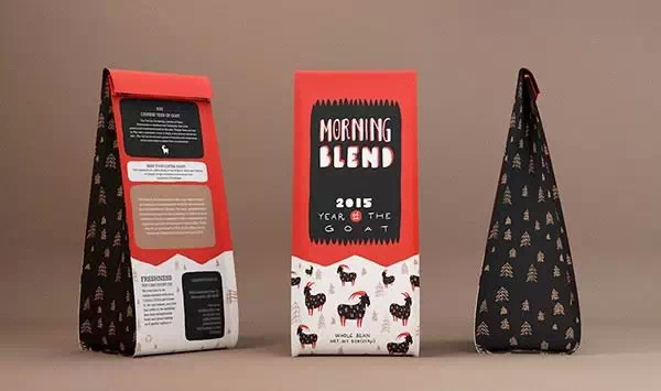 中国羊年咖啡包装设计