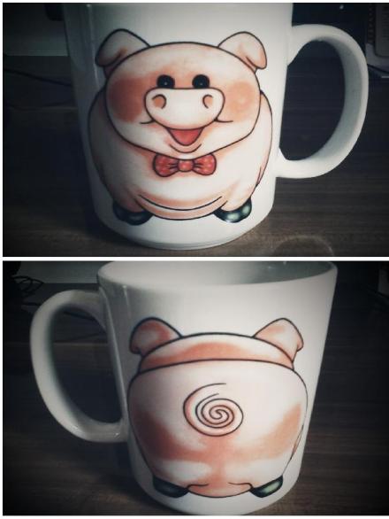 小猪咖啡杯
