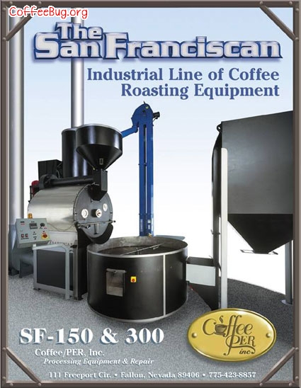 San Franciscan SF-150 68kg容量工业级咖啡烘焙机 美国全手工打造