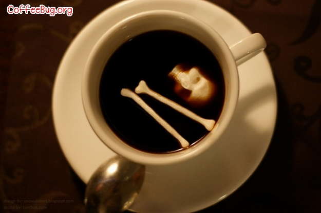 头骨骷髅造型方糖 “咖啡伴侣”