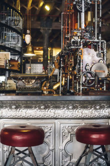 开普敦的“蒸汽朋克”咖啡馆