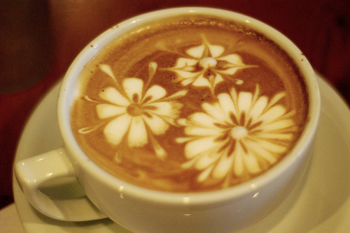 怎样练习咖啡拉花?