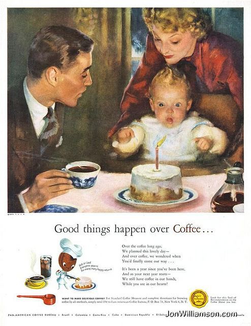 广告的力量 | 60多年前的这波复古咖啡海报，让咖啡行业起死回生