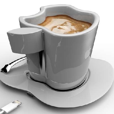 Apple iCup概念咖啡杯 让电脑温暖你